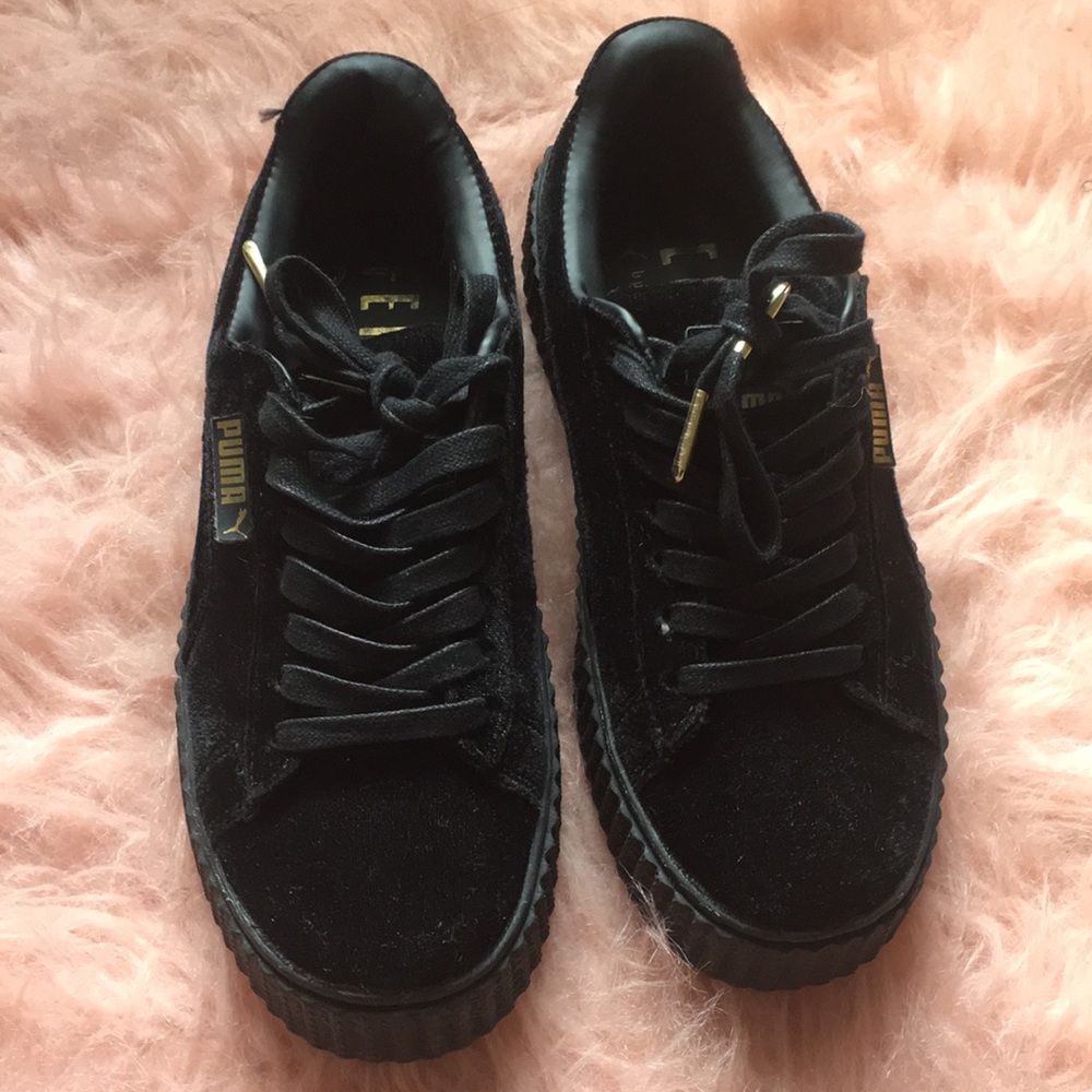 Rihanna Fenty Velvet Black Puma: TODAY ONLY SALE